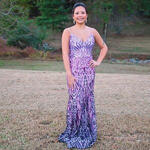 Purple Jionvani Prom Dress!!